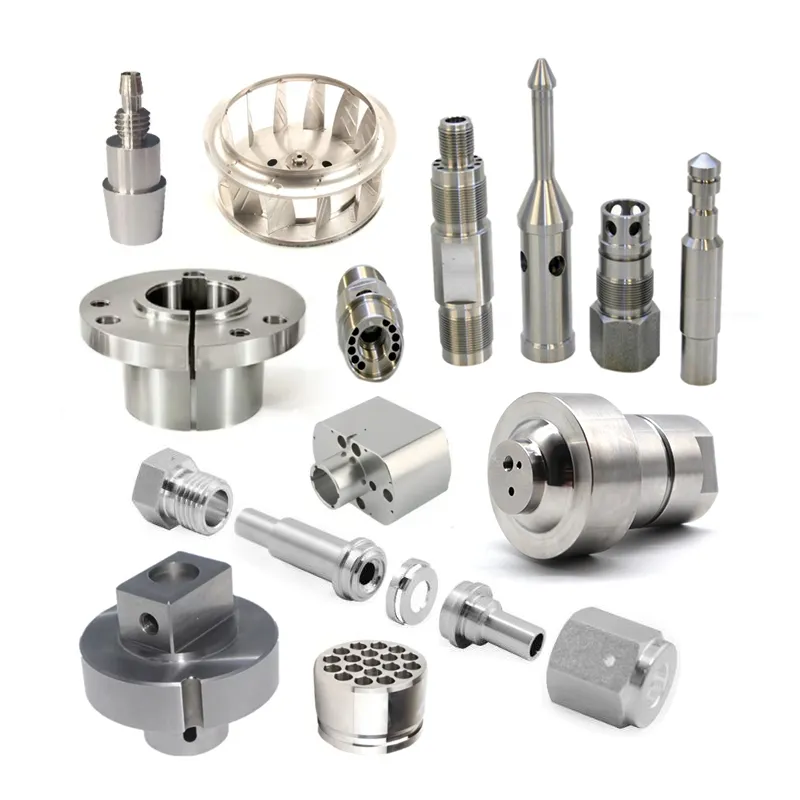 Custom 3 4 5 Axis Machining Turning Milling Precision Aluminum Titanium Stainless Steel Metal Parts CNC Manufacturing S